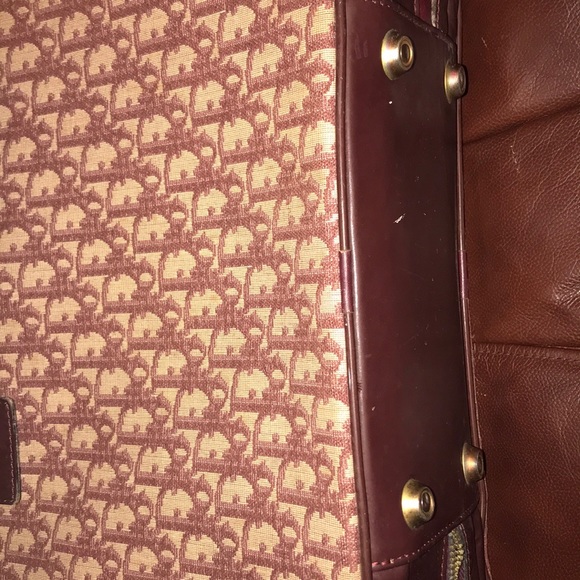 - Christian Dior leather & monogram small su… - Picture 8 of 8